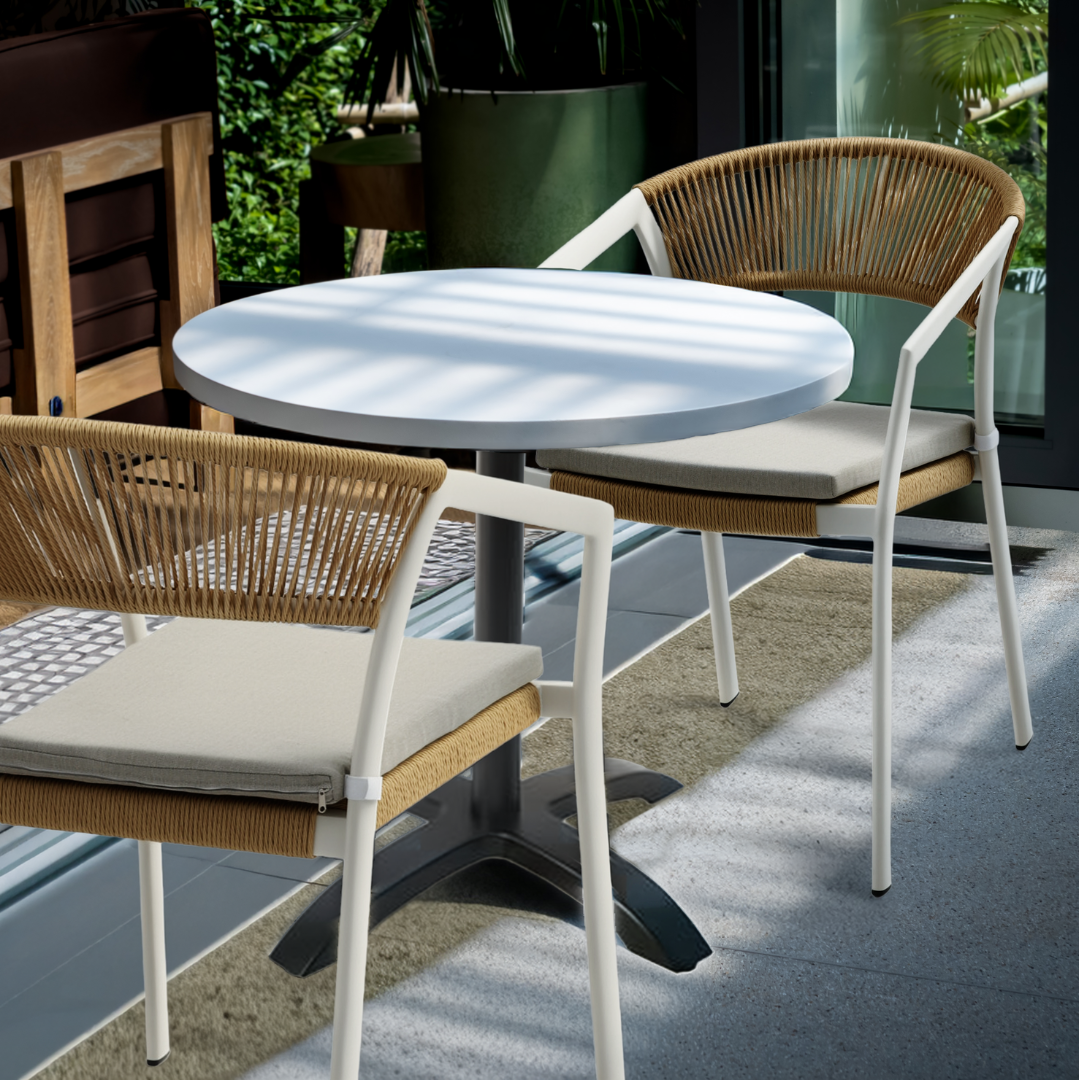 Muebles de exterior para balcones y terrazas pequeñas