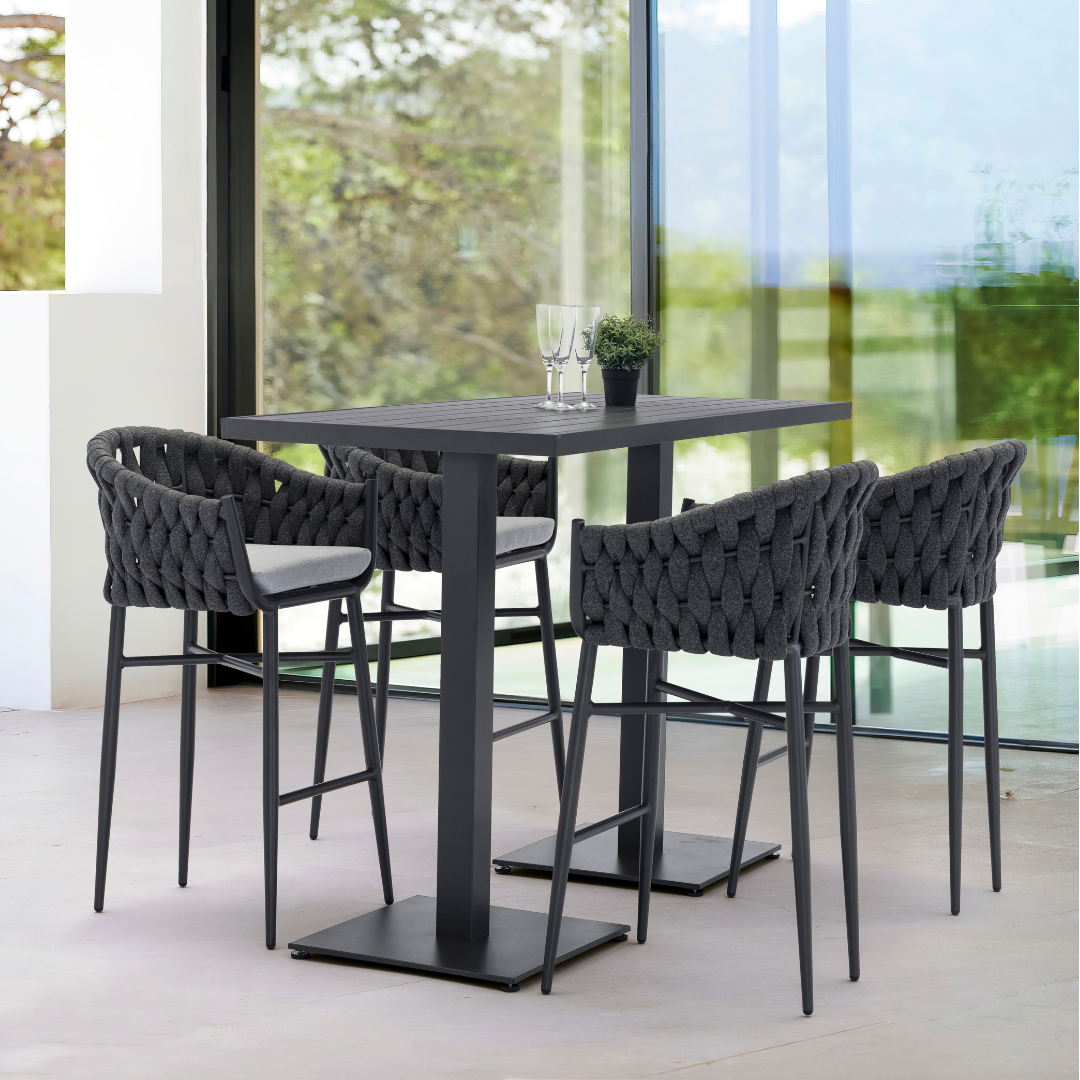 Muebles de exterior para balcones y terrazas pequeñas