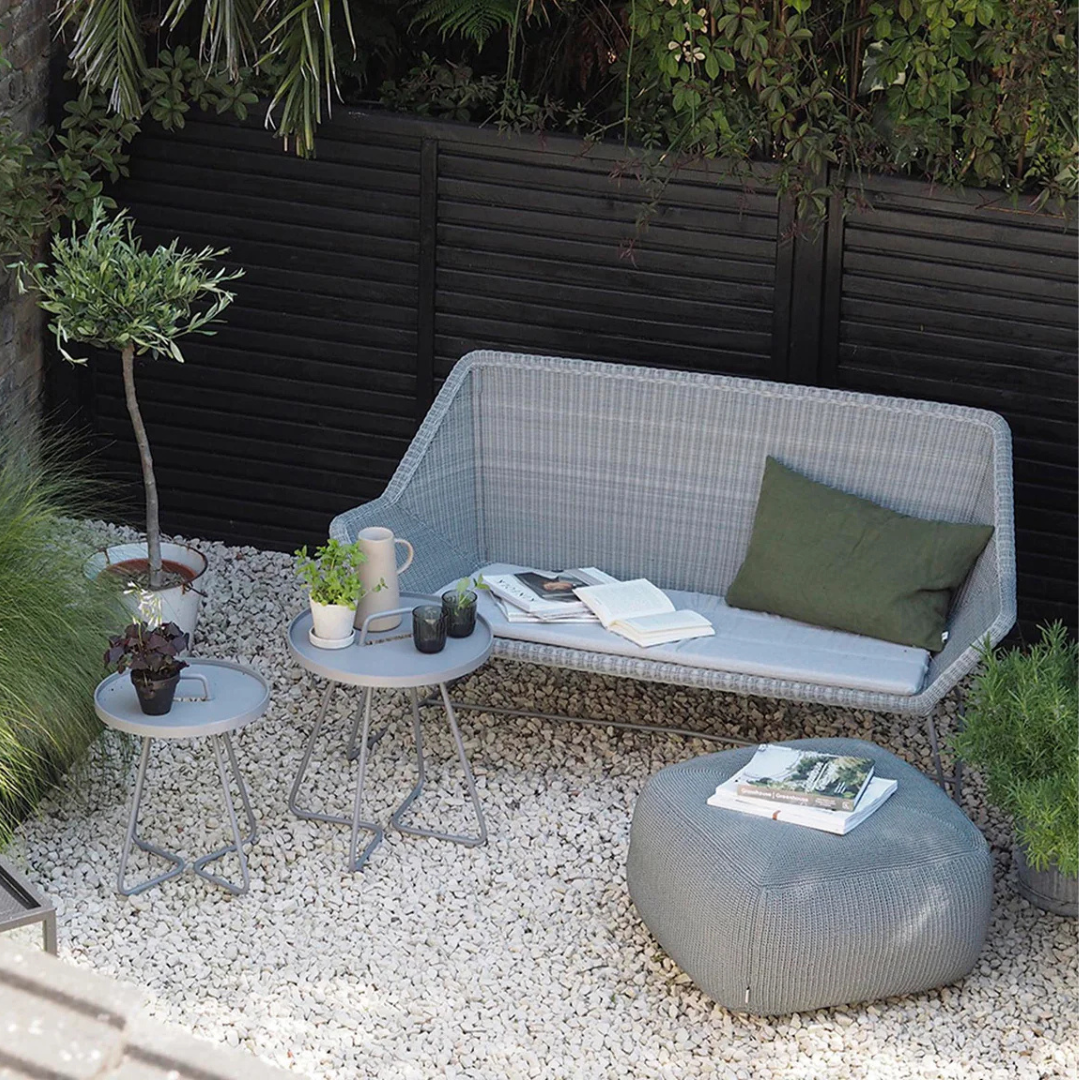 Muebles de exterior para balcones y terrazas pequeñas