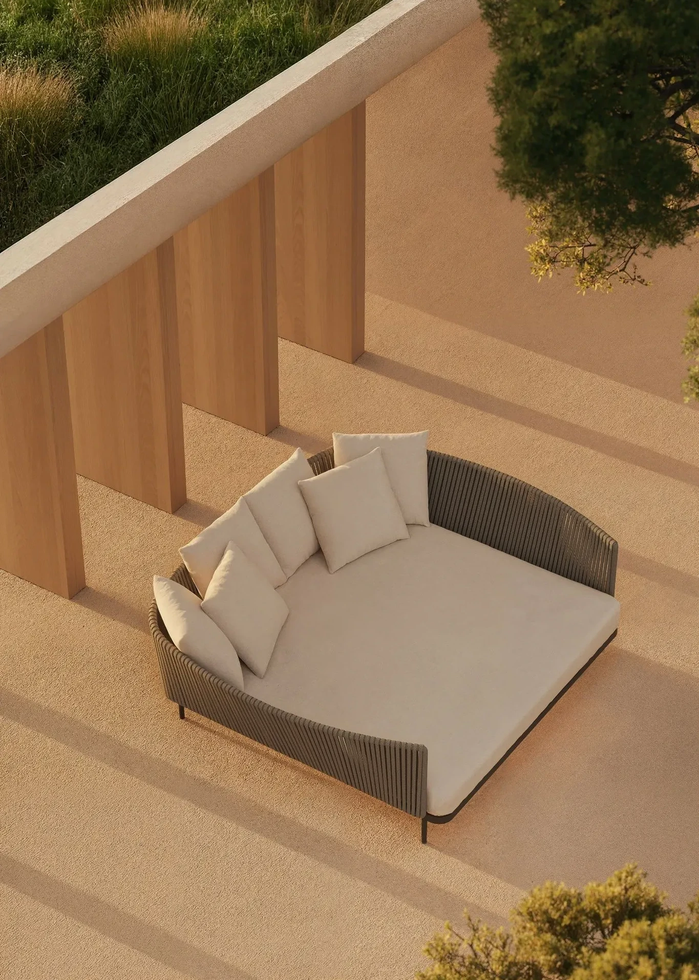 Muebles y decaoración para terraza inspirada en Formentera
